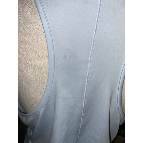NIKE NWT $52 Dri-Fit size XL Women’s Light Blue Open Back Training Tank Top - Picture 6 of 12